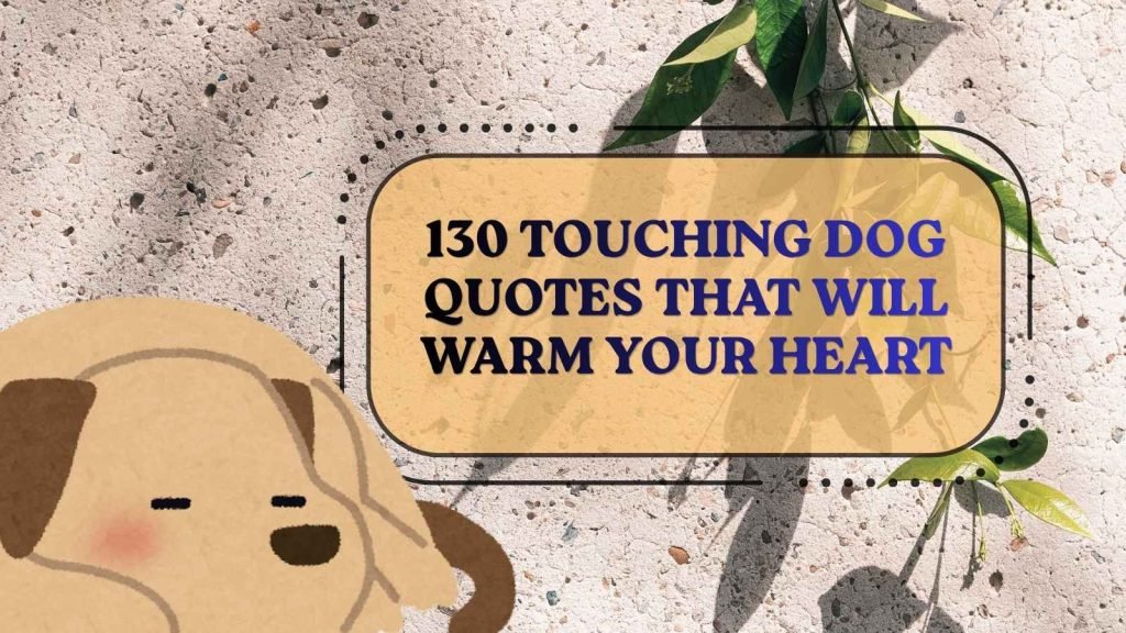 130 Touching Dog Quotes That Will Warm Your Heart