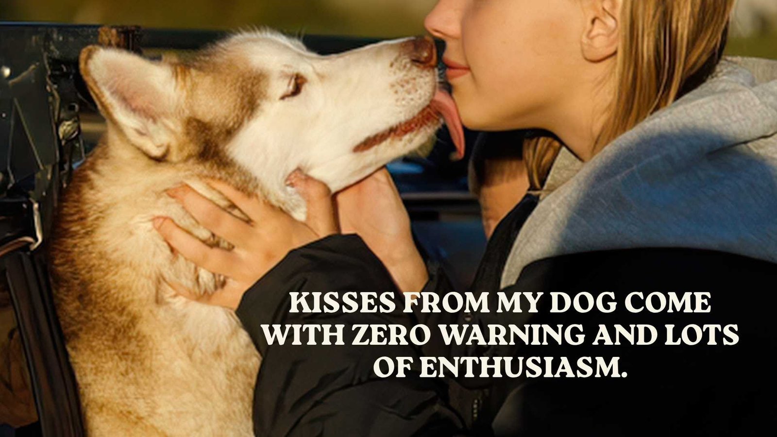 Cute Dog Kisses Quotes