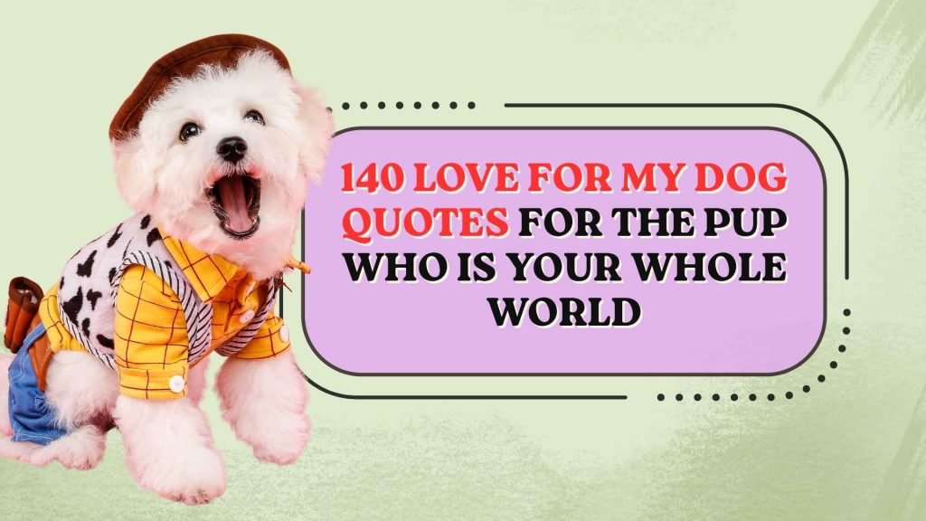 Love for My Dog Quotes