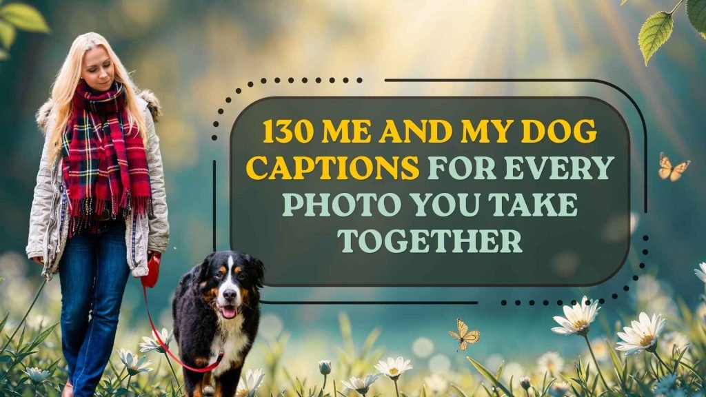 Me and My Dog Captions
