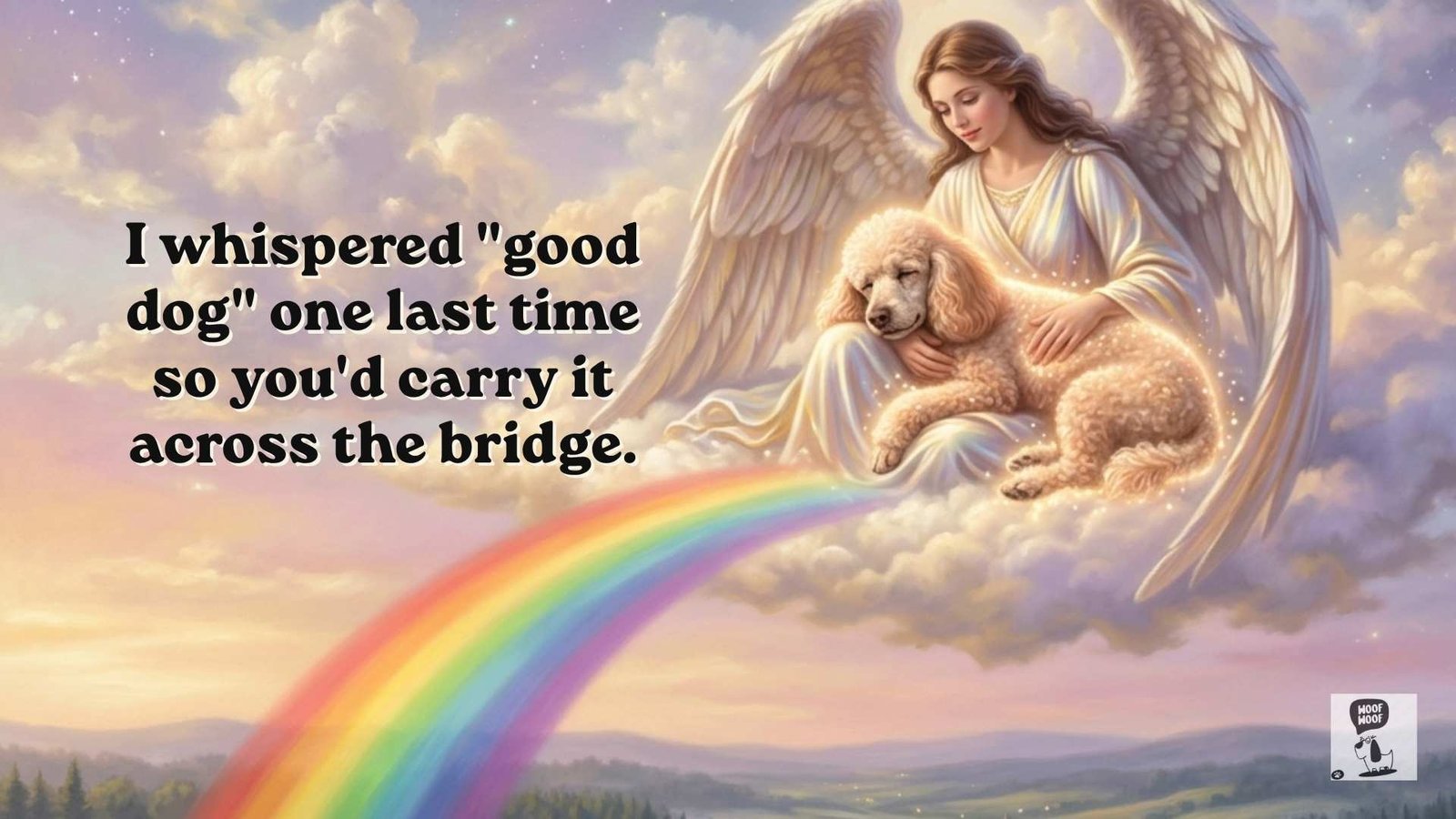 Rainbow Bridge Quotes for Dogs After Saying a Peaceful Goodbye