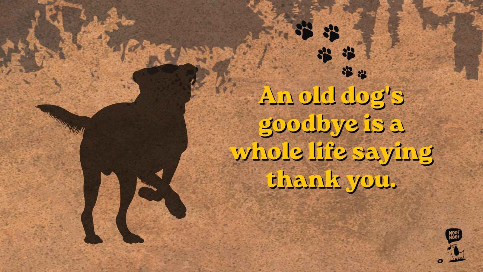 Sad Quotes for Losing an Old Dog